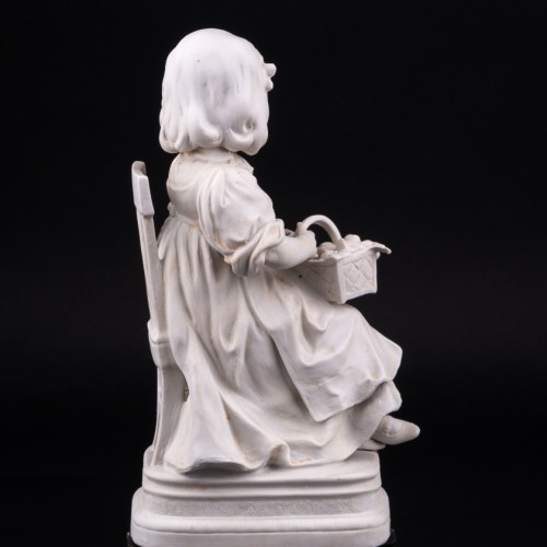 Девочка с корзиной цветов, Scheibe-Alsbach, Германия, сер. 20 в