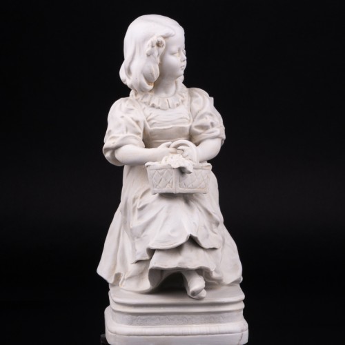 Девочка с корзиной цветов, Scheibe-Alsbach, Германия, сер. 20 в