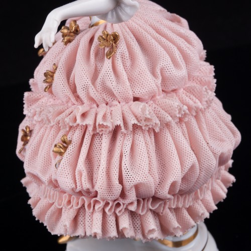 Танцующая девушка, кружевная, Muller & Co, Германия, нач. 20 в