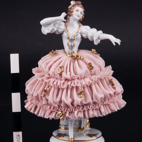 Танцующая девушка, кружевная, Muller & Co, Германия, нач. 20 в