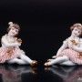 Сидящая девочка, кружевная, Muller & Co, Германия, нач. 20 в