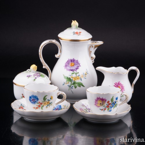 Тет-а-тет, набор для кофе, Meissen, Германия, вт. пол. 20 в