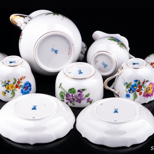 Тет-а-тет, набор для кофе, Meissen, Германия, вт. пол. 20 в