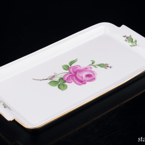 Поднос Розовая роза, Meissen, Германия, вт. пол. 20 в