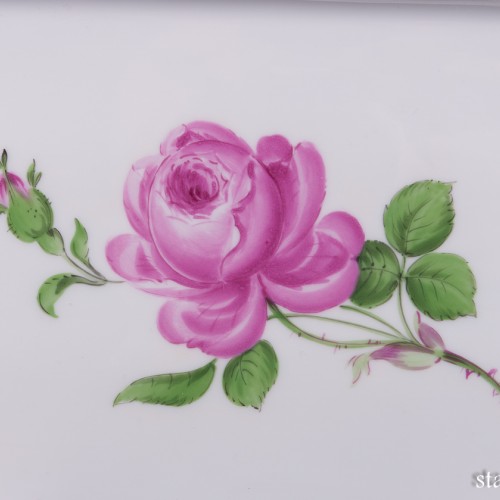 Поднос Розовая роза, Meissen, Германия, вт. пол. 20 в