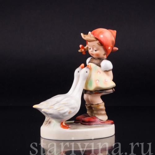 Девочка с гусями, Goebel, Германия, до 1990 г