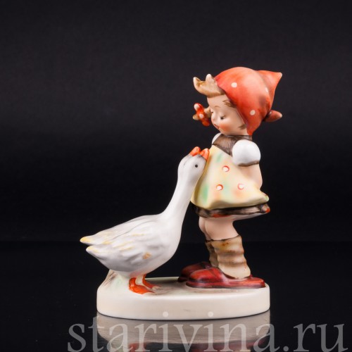 Девочка с гусями, Goebel, Германия, до 1990 г