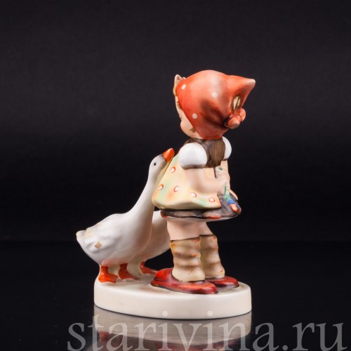 Девочка с гусями, Goebel, Германия, до 1990 г