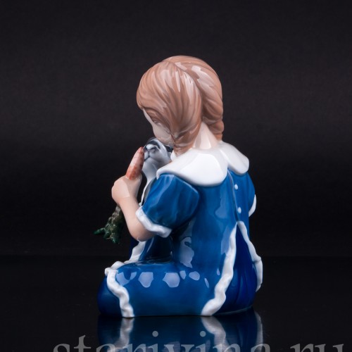 Девочка с кроликом, Royal Copenhagen, Дания