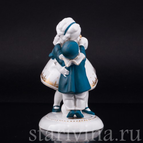 Девочка с веером и маленький пьеро, Hertwig & Co, Германия, 1920-30 гг