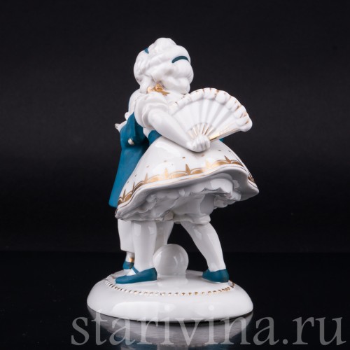 Девочка с веером и маленький пьеро, Hertwig & Co, Германия, 1920-30 гг