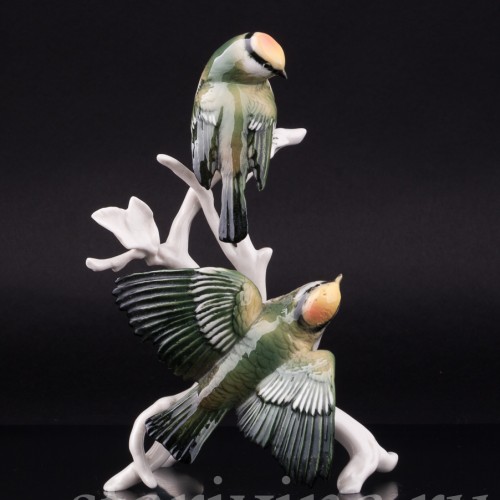 Два королька на ветке, Karl Ens, Германия, 1950 гг