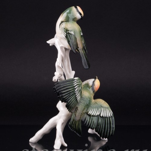 Два королька на ветке, Karl Ens, Германия, 1950 гг