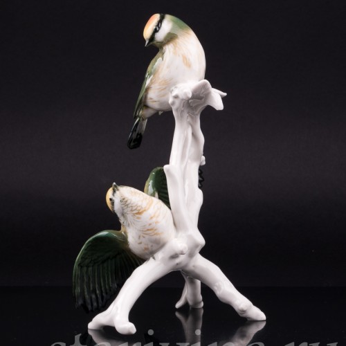 Два королька на ветке, Karl Ens, Германия, 1950 гг