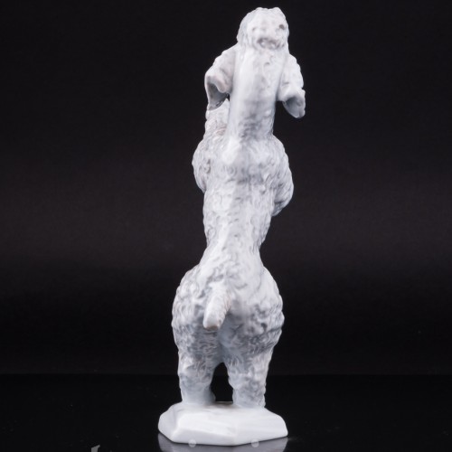 Фигурка собаки из фарфора Пудель на задних лапах, Rosenthal, Германия, 1960 гг.
