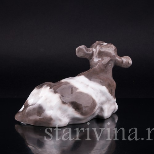 Лежащий бычок, Royal Copenhagen, Дания