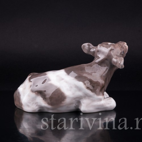 Лежащий бычок, Royal Copenhagen, Дания