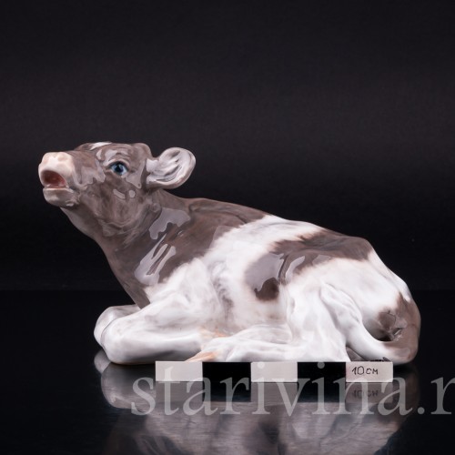 Лежащий бычок, Royal Copenhagen, Дания