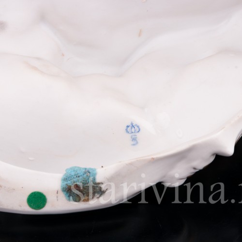 Фарфоровая статуэтка Большая пасторальная пара, Sitzendorf, Германия, пер. пол. 20 в.