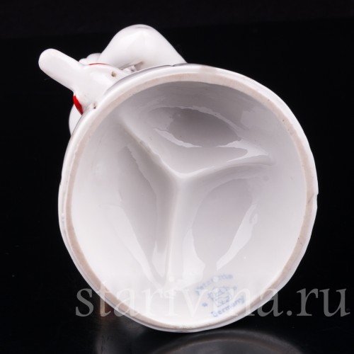 Малыш со свирелью и птичкой, Hertwig & Co, Германия, нач. 20 в