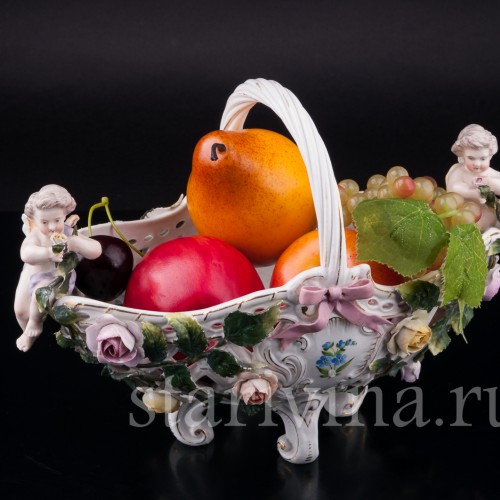 Фруктовница два путти, Sitzendorf, Германия, кон. 19 в