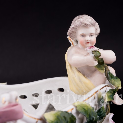 Фруктовница два путти, Sitzendorf, Германия, кон. 19 в