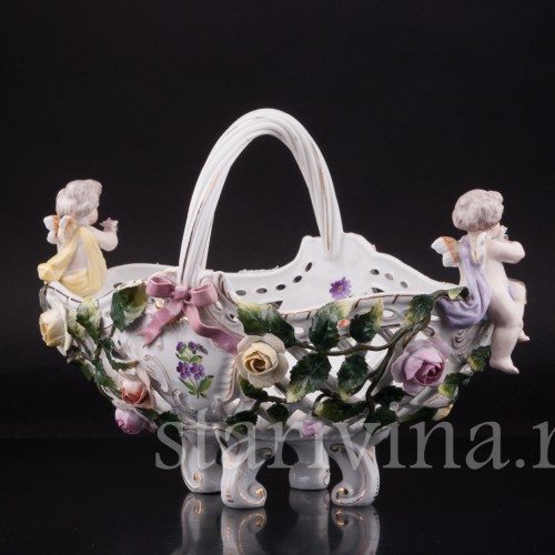 Фруктовница два путти, Sitzendorf, Германия, кон. 19 в