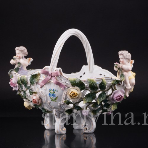 Фруктовница два путти, Sitzendorf, Германия, кон. 19 в