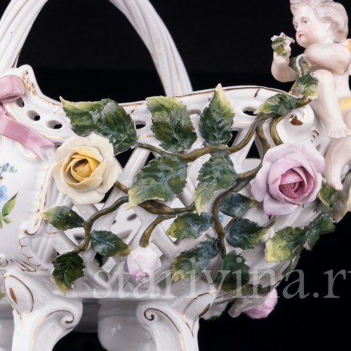 Фруктовница два путти, Sitzendorf, Германия, кон. 19 в