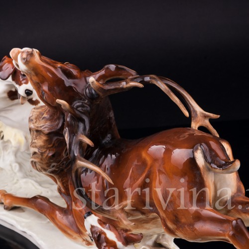 Охота на оленя, Hutschenreuther, Германия, 1970 гг