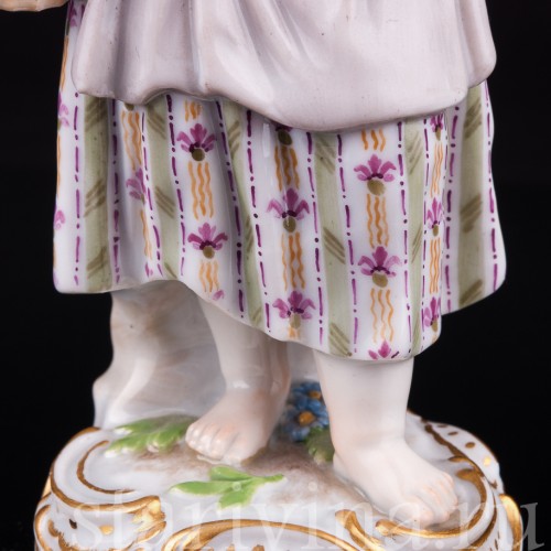 Девочка с цветком, Meissen, Германия, 19 в