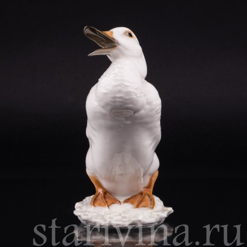 Статуэтка птицы из фарфора Селезень, Hutschenreuther, Германия, 1970 гг.