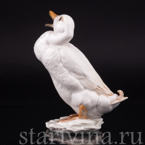 Статуэтка птицы из фарфора Селезень, Hutschenreuther, Германия, 1970 гг.