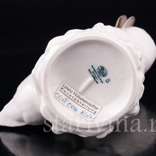 Статуэтка птицы из фарфора Селезень, Hutschenreuther, Германия, 1970 гг.