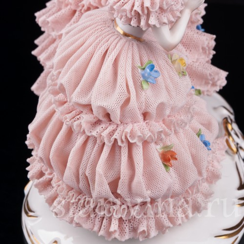 Две дамы, кружевные, Muller & Co, Германия, нач. 20 в