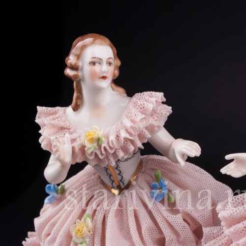 Две дамы, кружевные, Muller & Co, Германия, нач. 20 в