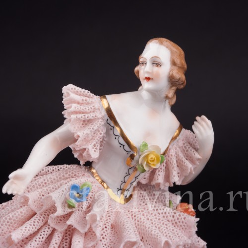 Две дамы, кружевные, Muller & Co, Германия, нач. 20 в