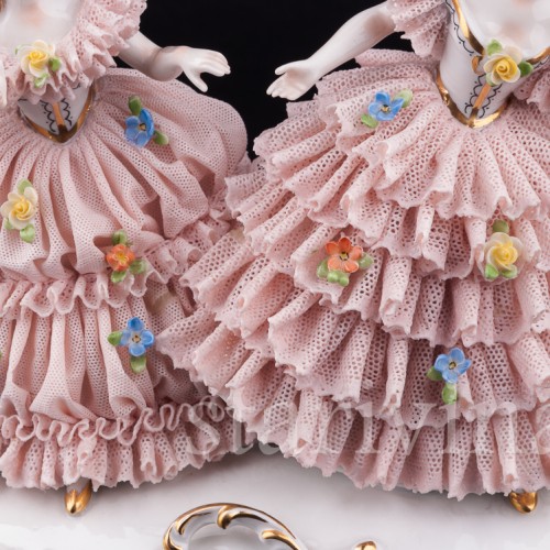 Две дамы, кружевные, Muller & Co, Германия, нач. 20 в