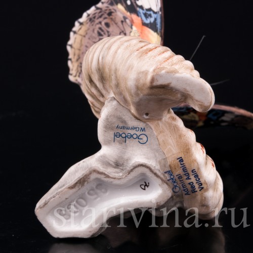 Бабочка Красный адмирал, Goebel, Германия, до 1990 г