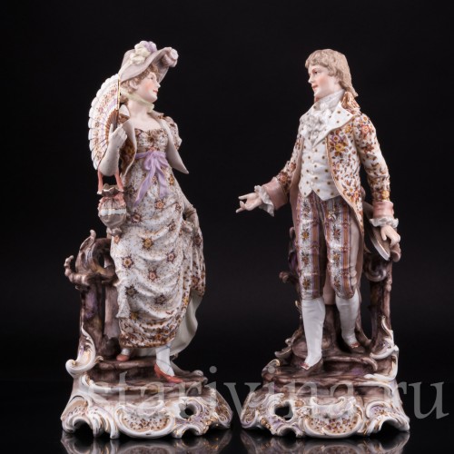 Галантная пара, Volkstedt, Германия, кон. 19 в