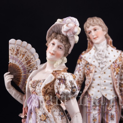 Галантная пара, Volkstedt, Германия, кон. 19 в