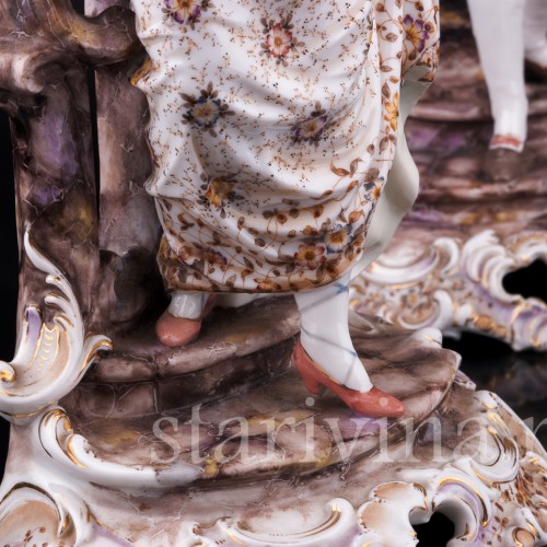 Галантная пара, Volkstedt, Германия, кон. 19 в