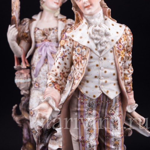 Галантная пара, Volkstedt, Германия, кон. 19 в