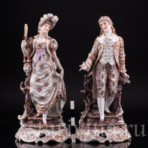 Галантная пара, Volkstedt, Германия, кон. 19 в