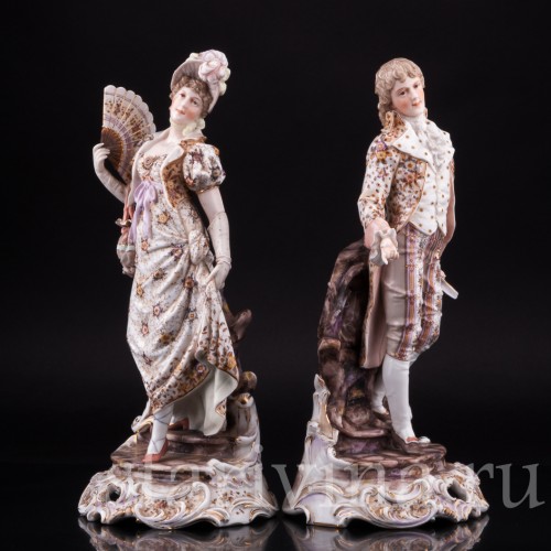Галантная пара, Volkstedt, Германия, кон. 19 в