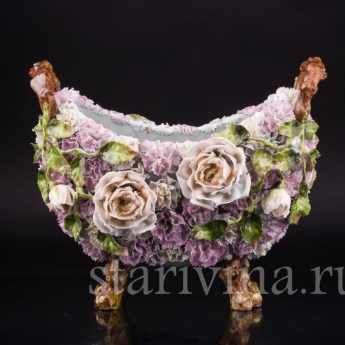 Ваза Розы и гвоздики, Дрезден, Германия, нач. 20 в