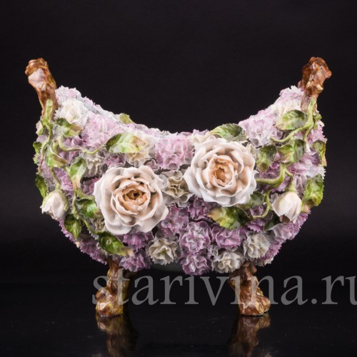 Ваза Розы и гвоздики, Дрезден, Германия, нач. 20 в