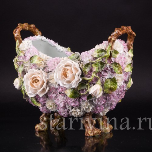 Ваза Розы и гвоздики, Дрезден, Германия, нач. 20 в