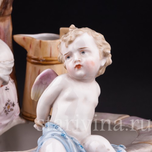 Фарфоровая композиция У колодца, Scheibe-Alsbach, Германия, 19 в.