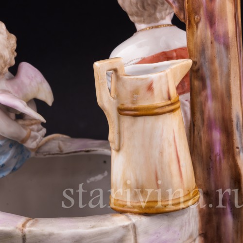 Фарфоровая композиция У колодца, Scheibe-Alsbach, Германия, 19 в.